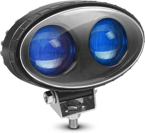 Miniatura 10 de Luz de Seguridad LED para Carretillas Elevadoras ROJO para Advertencia de Peatones en Almacén Foco 8W 14cm 10V-80V