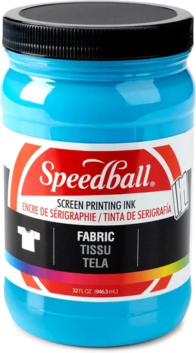 Miniatura 47 de Speedball Tinta de impresión de pantalla de tela, 8 onzas, color negro para impresión de camisetas y serigrafía