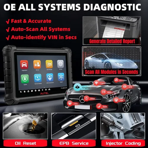 Miniatura 4 de Autel MaxiCheck MX900 incluye la función MV108S como MK900 MK900BT actualización de MX808 MK808S MD808 MS906 OBD2 escáner Herramienta de escaneo