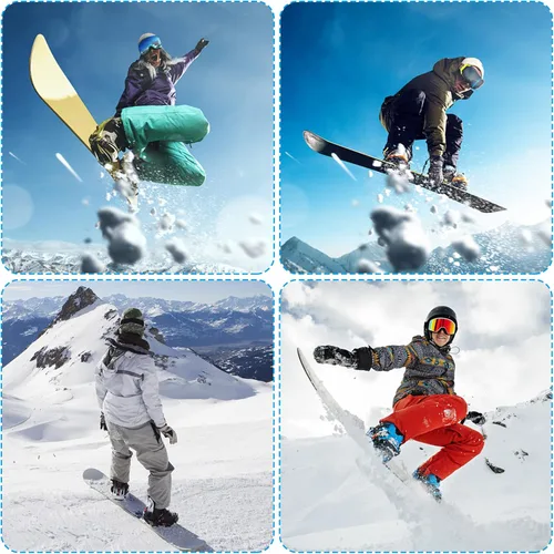 Miniatura 7 de 6 unids/10 correas de escalera de tobillo para snowboard, 7.9 x 0.8 pulgadas, correas de escalera de snowboard, reemplazo de correa de escalera