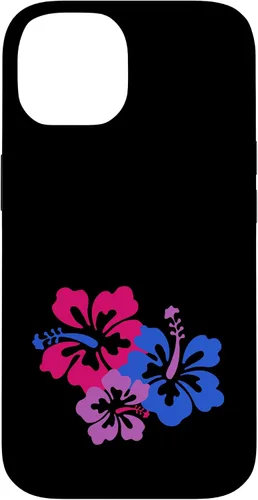 Miniatura 4 de Funda para iPhone 13 Pro Bisexual Bi Pride Sutil Hibiscus Flower Hawaii LGBT LGBTQ