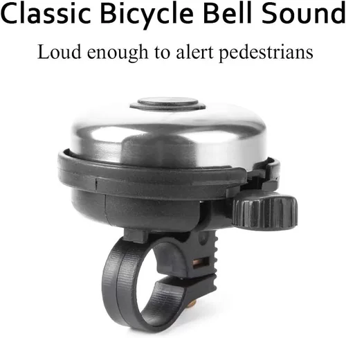 Miniatura 2 de Campana de bicicleta de aluminio, timbre de bicicleta con sonido fuerte para adultos, niños, niñas y niños