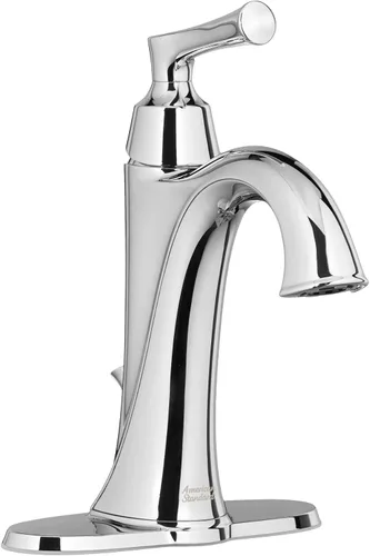 Miniatura 4 de American Standard 7722.101 Estate - Grifo de baño de un solo orificio - Incluye drenaje desplegable de metal Speed Connect - Cromo pulido