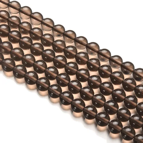 Miniatura 45 de 6mm Cuentas Redondas de Granate para Hacer Joyería DIY, Poder Curativo de Cristal, Piedras Preciosas Sueltas para Hacer Pulseras y Collares, Hilo