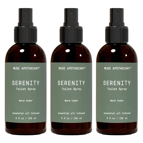 Miniatura 63 de Muse Apothecary Flush Ritual - Aerosol para inodoro aromático y refrescante, usar antes de ir, 2 onzas, infundido con aceites esenciales naturales