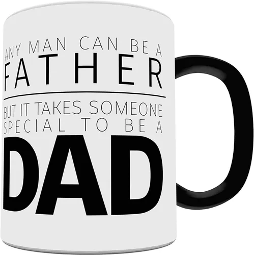 Miniatura 6 de Morphing Mugs Día del padre – Takes Someone Special to be a Dad – Una taza de cerámica sensible al calor que cambia de color de 11 onzas – Imagen