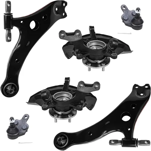 Miniatura 35 de Detroit Axle - Kit de brazos de control de extremo delantero 4WD para Ford 04-08 F-150, 06-08 Lincoln Mark LT, 4 extremos de barra de acoplamiento