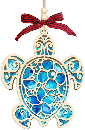 Miniatura 28 de HEXMOZ Adornos de Oso para Árbol de Navidad - Regalos de Osos para Mujeres, Hombres, Amantes de los Osos - Adorno de Navidad de Osos, Ideas