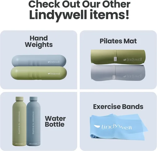 Miniatura 9 de Lindywell Paquete de bandas de resistencia y bandas de ejercicio