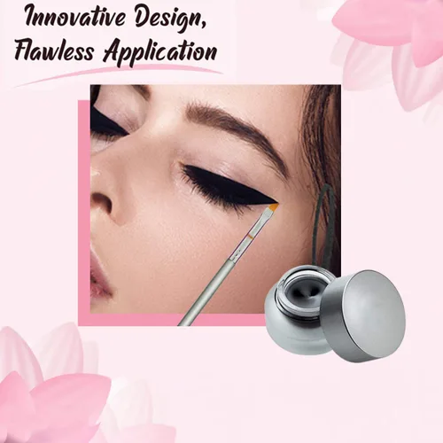 Miniatura 5 de Juego de brochas delineadoras de ojos en ángulo fino – para aplicador de delineador de gel líquido, plantillas dobladas, lápiz fino, sacapuntas