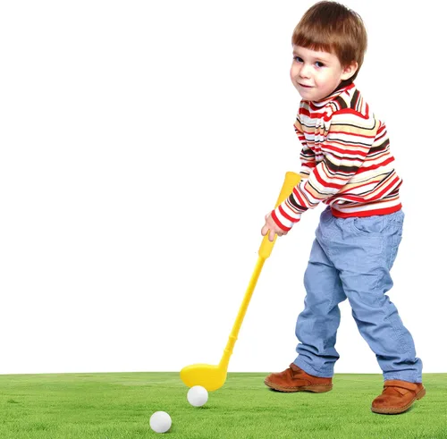 Miniatura 7 de Palos de Golf Mini de Plástico para Niños Pequeños, Juego de Palos de Golf para Niños, Juguetes de Golf para Exteriores/Interiores, Regalo