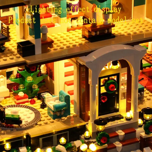 Miniatura 7 de GEAMENT Kit de luz LED compatible con Lego Ideas Home Alone - Juego de iluminación para ideas 21330 modelo de construcción