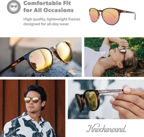 Miniatura 23 de Knockaround Mai Tais - Gafas de sol polarizadas para mujeres y hombres, lentes resistentes a los impactos y protección completa UV400