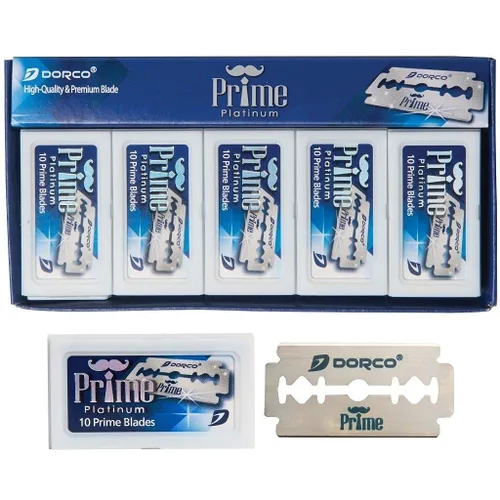 Miniatura 6 de Dorco 100 cuchillas de afeitar Prime de doble filo
