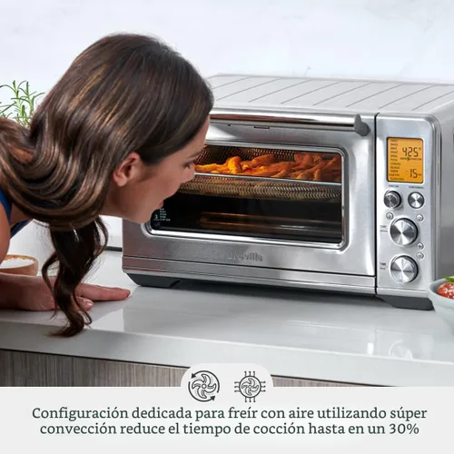Miniatura 5 de Breville BOV860BST Horno inteligente, Freidora de aire y horno de convección, acero inoxidable negro