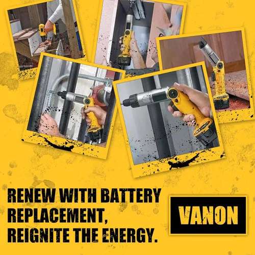 Miniatura 7 de VANON Paquete de 2 baterías de repuesto de 4800mAh 7.2V Ni-MH para Dewalt 7.2V batería DW9057 DE9057 DE9085 DW920K DW920K2 DW925K DW925K2 DW968K