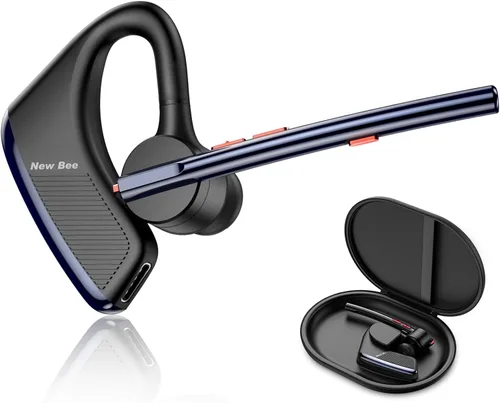 Miniatura 8 de New Bee Auricular Bluetooth V5.2 Auriculares inalámbricos Bluetooth 24 horas de conversación CVC8.0 Dual Mic Cancelación de ruido
