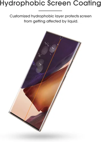 Miniatura 8 de Paquete de 4 protectores de pantalla para Samsung Galaxy Note 20 Ultra, protector de pantalla de película de TPU para Galaxy Note 20 Ultra de 6.9
