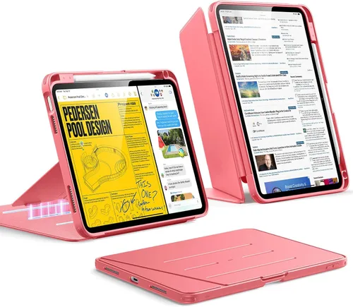 Miniatura 10 de ESR - Funda para iPad Air de 11 pulgadas M3/M2 (2025/2024), iPad Air de 5ª/4ª generación (2022/2020), funda con soporte vertical, múltiples ángulos