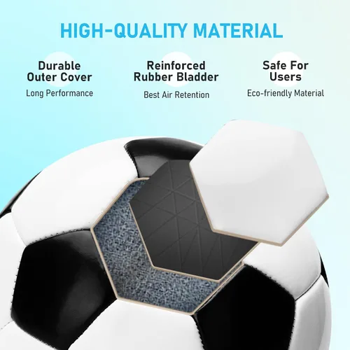 Miniatura 3 de Balón de fútbol para niños pequeños, tamaño 2, pelota pequeña y suave para niños de 1 a 3 a 5 años, juguete deportivo de dibujos animados para niños