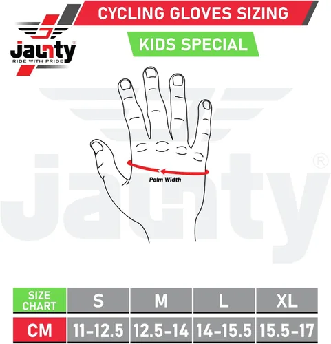 Miniatura 5 de Guantes de ciclismo para niños con relleno de gel que absorbe los golpes, guantes de ciclismo antideslizantes de medio dedo para niños y niñas