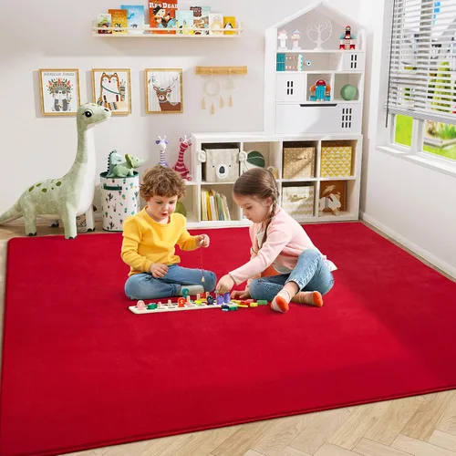 Miniatura 21 de Amearea Alfombras modernas para dormitorio, sala de estar, alfombra de espuma viscoelástica gruesa de 4 x 6 pies, alfombra de espuma viscoelástica
