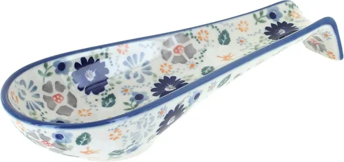 Miniatura 13 de Blue Rose Polish Pottery Blue Violet - Soporte para cuchara mediano