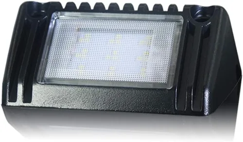 Miniatura 6 de Raycharm Lámpara LED para toldo exterior de RV de 18", 40° de ángulo hacia abajo, luz blanca cálida de 3000 K, 12V/24V CC, alto rendimiento