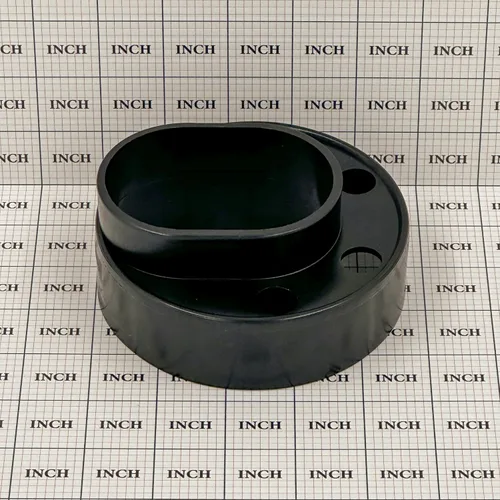 Miniatura 2 de Ozark Fence & Supply - Donut de poste de valla de vinilo ultraduradero - Adaptador de poste de acero de 2-3/8 pulgadas a poste de vinilo de 5
