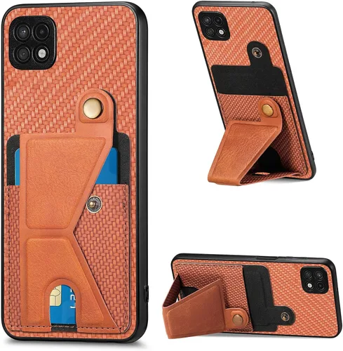 Miniatura 40 de Funda para Xiaomi Poco M5s 4G, Funda para Redmi Note 10 4G / Note 10S 4G / Note 11 SE (India) Funda de cuero PU ranuras para tarjetas Soporte