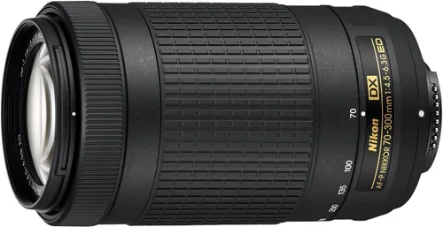 Lente ED Nikon AF-P DX NIKKOR, 70-300mm f / 4.5-6.3G para cámaras DSLR Nikon modelo 20061 (Certificado repotenciado)