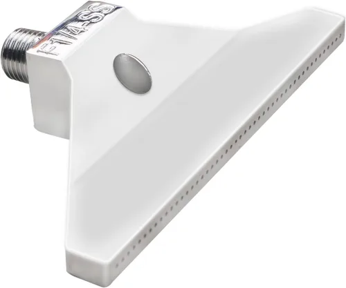 Boquilla plana de acero inoxidable de superficie pulida rosca macho boquilla de gas BSPT de 1/4 pulgadas, cuchillo de aire, boquilla de soplado de