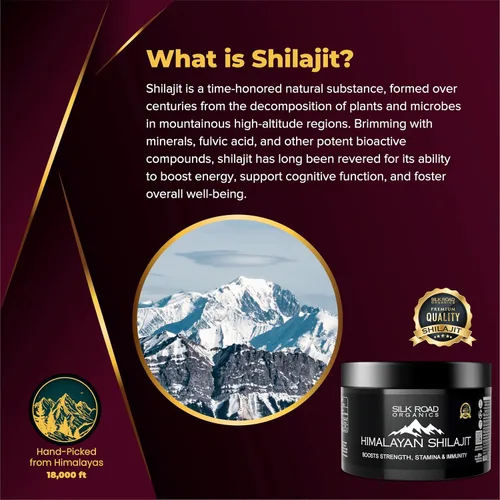 Miniatura 2 de Shilajit puro del Himalaya (120 gm) semilíquido con ácido fúlvico y más de 85 minerales traza para metabolismo, apoyo del sistema inmunológico