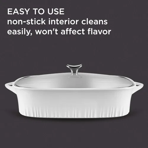 Miniatura 4 de CorningWare QuickHeat - Tostador de aluminio fundido de 5.7 cuartos de galón con tapa e interior de cerámica antiadherente, ligero y rápido