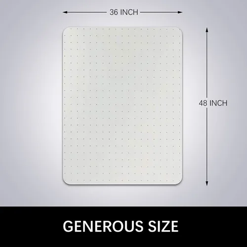 Miniatura 8 de Azadx Tapete transparente para silla de oficina para suelos de moqueta bajos, estándar y sin pelusas, tapete de plástico para silla de escritorio
