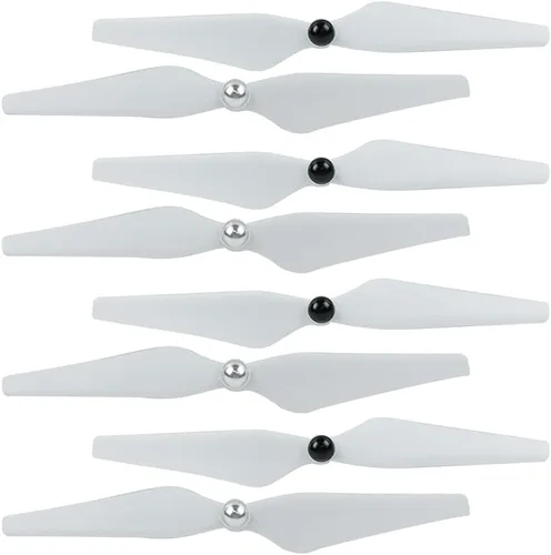 Miniatura 6 de FLYPIG 4 pares 9450 autoapriete Drone Hélices CW/CCW para DJI Phantom 3 Profesional, avanzado, estándar, Phantom 2/2 Vision+/3/FC40/E300 Drone Blanco