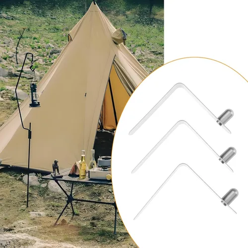 Miniatura 3 de 10 clips de resorte de acero inoxidable de 0.197 in de diámetro de botón, 0.354 in de alto, poste de tienda de campaña, kayak tubo de pala, pasador