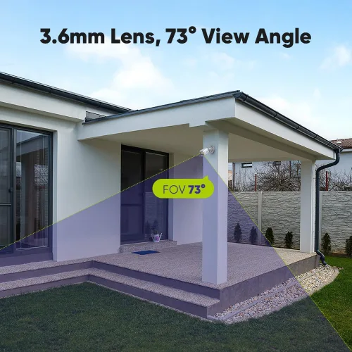 Miniatura 4 de SANNCE Cámara de seguridad de 2MP 1080P TVI Cámara de bala de alta claridad de hasta 100 pies con LED IR IP67 impermeable para interiores