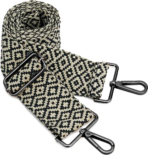 Miniatura 47 de ZOOEASS Hebillas de níquel Correa ancha para el hombro ajustable de repuesto para cinturón de pistola, hebilla de guitarra estilo bandolera
