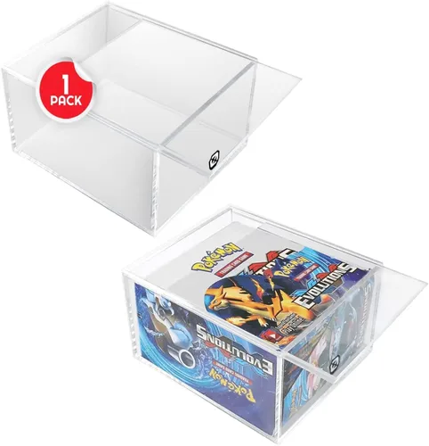 Miniatura 10 de Cajas de exhibición acrílicas para paquete especial de cajas de booster japonesas pequeñas, Pack de 1