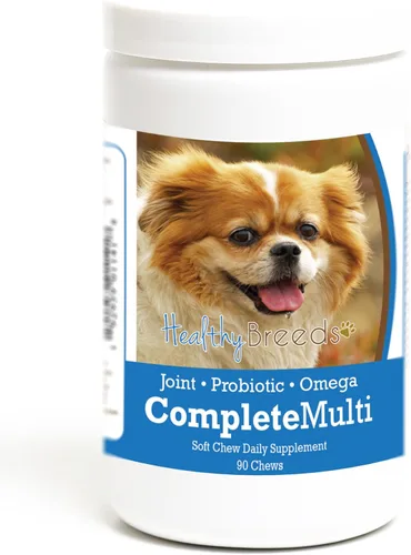 Miniatura 267 de Healthy Breeds Pug todo en uno multivitamínico suave masticable 60