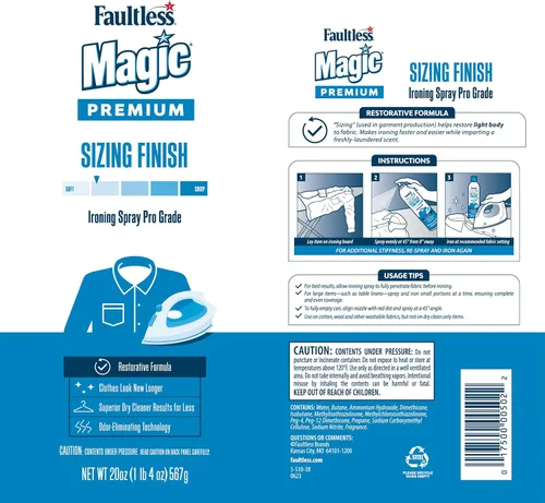 Miniatura 3 de Faultless Starch 00502 Magic Sizing - Acabado de tela, 20 onzas (paquete de 4)
