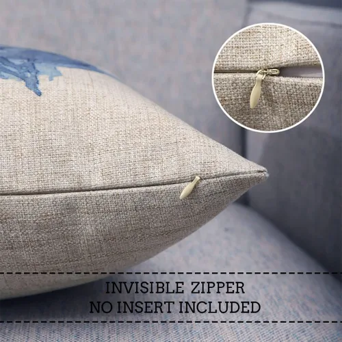 Miniatura 5 de Fundas de almohada navideñas de 18 x 18 pulgadas, decoración navideña para el hogar, funda de cojín decorativa para sofá, sofá, retro, Navidad