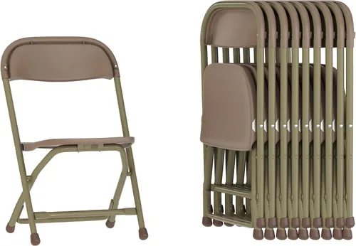 Miniatura 21 de Flash Furniture Paquete de 2 sillas plegables de plástico negro para niños
