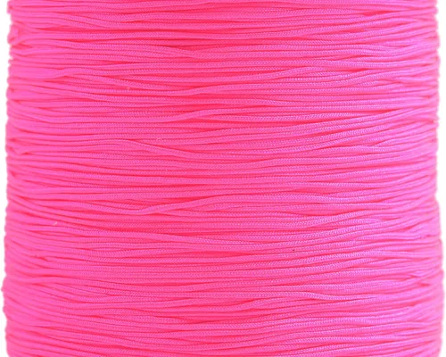 Miniatura 14 de KONMAY 1 rollo de cuerda de nailon para hacer pulseras de 150 yardas, trenzado de nailon Shamballa Macramé/cordón de cuentas de 0.4mm, cordón