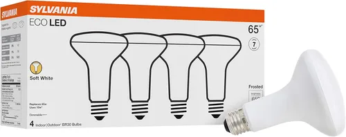 Miniatura 25 de Sylvania - Bombilla LED Flood BR30, equivalente a 65 W, eficiente 9 W, base media, regulable, 2700 K, blanco suave, 1 paquete (40460)