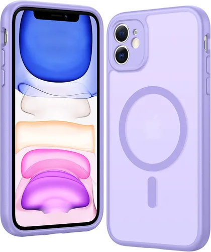 Miniatura 733 de FNTCASE Funda para iPhone 13 Pro-Max: Fundas magnéticas transparentes compatibles con Magsafe Slim anti amarillamiento protección contra caídas