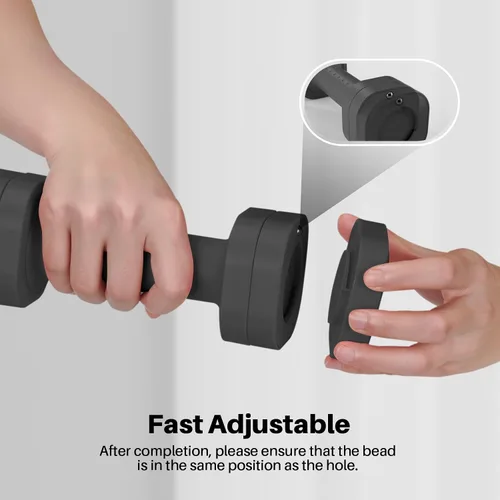 Miniatura 3 de Zempox Adjustable Dumbbell Set, 4 in 1 Free Weight Dumbbell Set for Women, Hand Weight for Women at Home, Each 2lb 3lb 4lb 5lb with TPU Soft Rubber