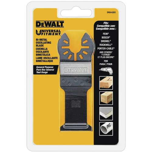 DEWALT Dwa4203 - Hoja de madera oscilante con clavos, color negro