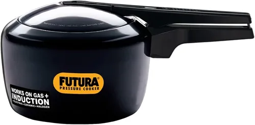 Miniatura 10 de Hawkins Futura - Olla a presión de 5 litros, olla a presión con tapa interior anodizada dura, cocina de inducción, olla de sartén, color negro